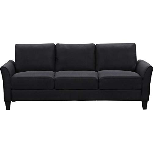 3 Seat Sofa Harper & Bright Designs Sofa Couch Living Room Furniture Sofa Sets (3-Seat), Polyester-Blend Upholstered Fabric Sofa with Cushion Back, 34.8