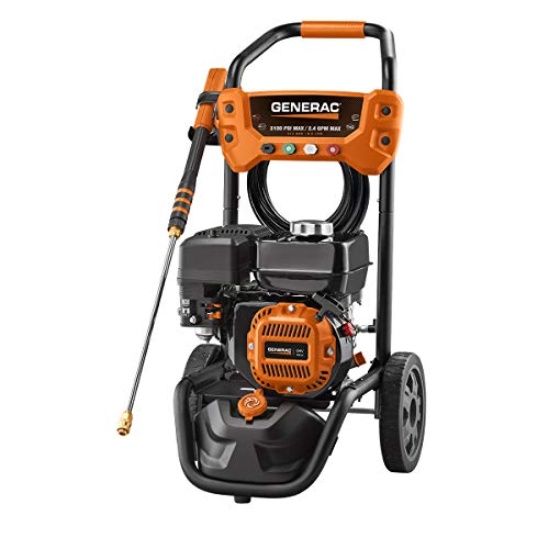 Generac OneWash 3,100 PSI 70191 Pressure Washer, Black, Orange