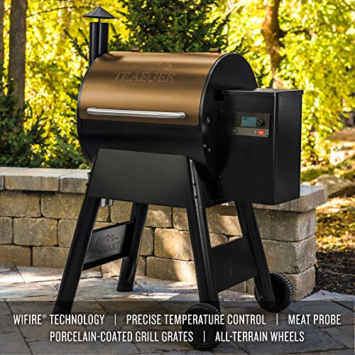 Traeger TFB57GZEO Pro Series 575 Grill, Smoker, Square inches, Bronze