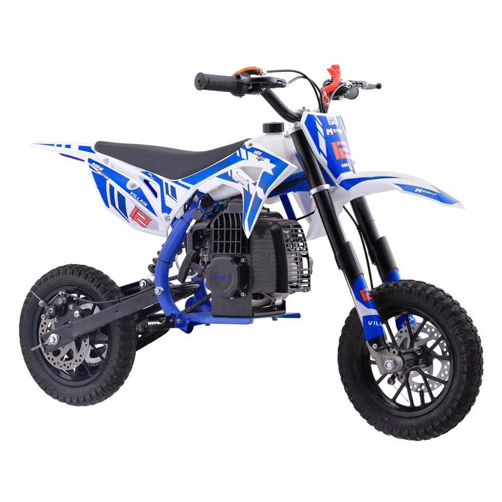 MotoTec Villain 52cc 2-Stroke Kids Gas Dirt Bike