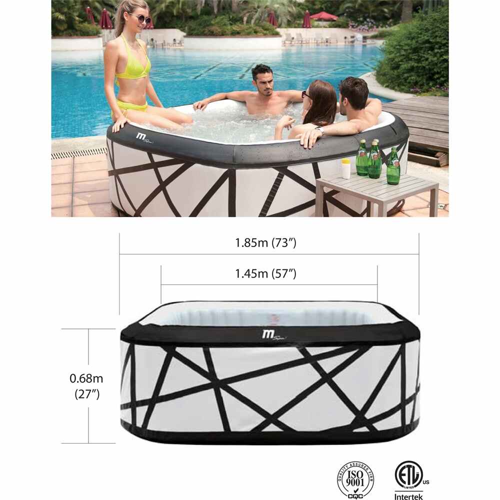 MSpa SOHO Premium Series 6-Person Inflatable Hot Tub and Spa