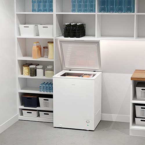 hOmeLabs HME030285N Chest Freezer, 5 Cubic Feet
