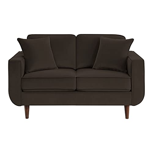 Lexicon Mapleton Living Room Loveseat, Chocolate