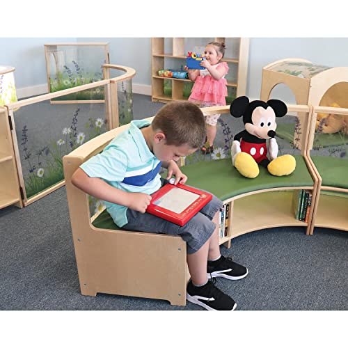 Whitney Brothers Nature View Curve Out Sofa, Natural Uv, 17