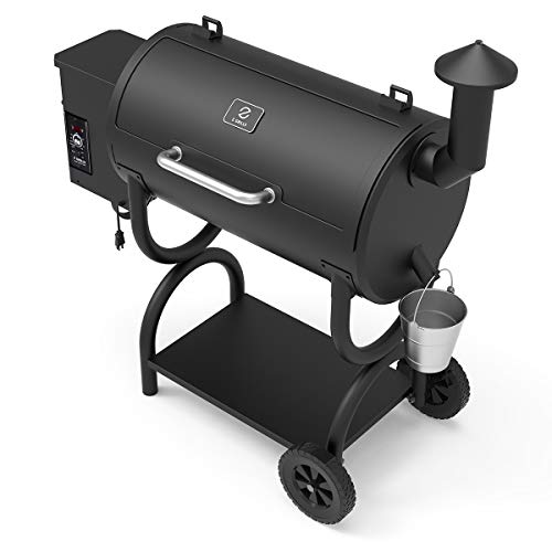 Z GRILLS Wood Pellet Grill BBQ Smoker 550 SQ.IN., 2020 Upgrade , 8-in-1(Grill), Pid Controller