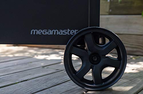 Megamaster 720-0804H 4 Propane, Black/Silver Grill with Side Burner