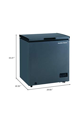 Hamilton Beach, HBFRF513 Chest Deep Freezer, 5 Cu. Ft. Capacity, Granita Design