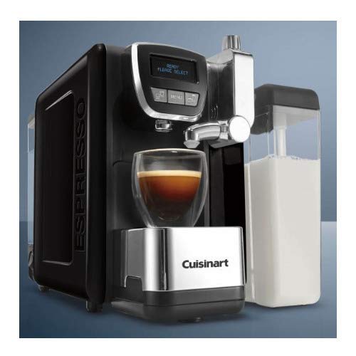 Cuisinart EM-25 - Nespresso Capsules Compatible - with Dark Roast Capsules (20-Count) and 2x Cup and Saucer Set Bundle (4 Items)