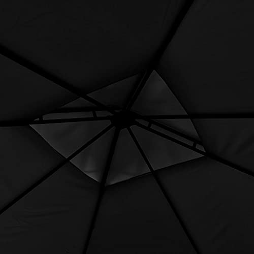 Garden Gazebo with Double Extending Roofs Pavilion Tent Steel Frame Party Tent Gazebo Sunshade Awning UV-Resistant Grill Gazebo 9.8' x 9.8' x 9'