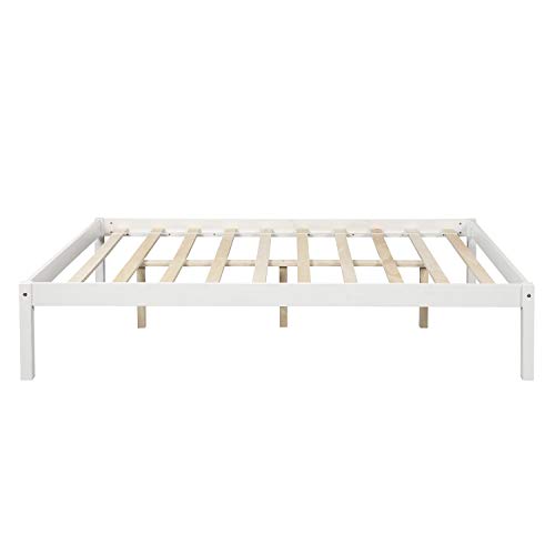 Harper&Bright Designs Twin-Over-Full Bunk Bed with Ladders (White)
