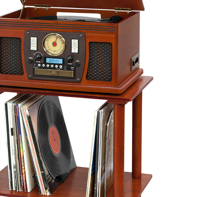 Victrola Navigator Bluetooth Record Player with Matching Record Stand