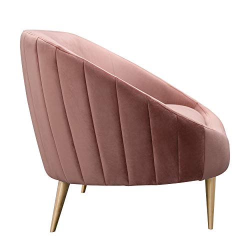 Safavieh SFV4746A Love Seats, Dusty Rose/Gold