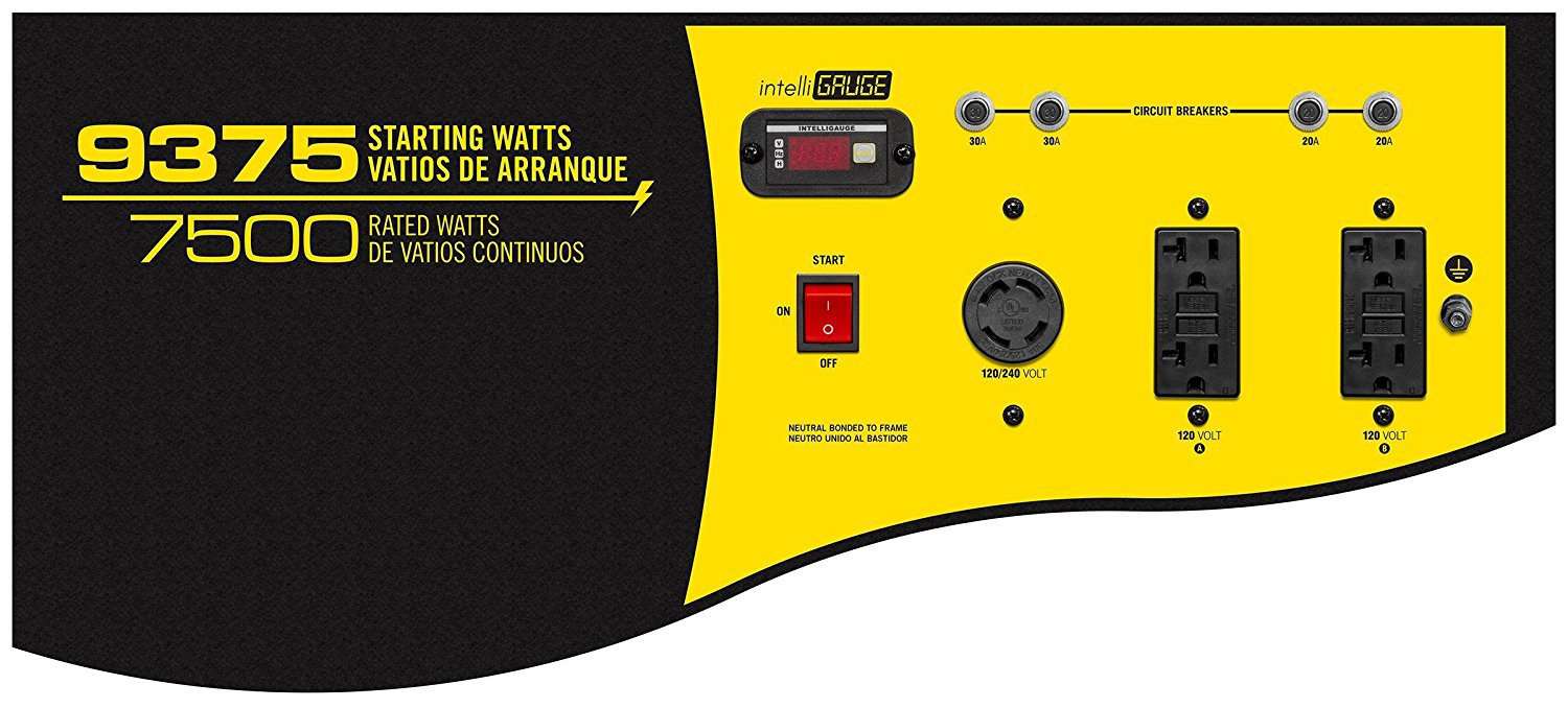 Champion 100219 7500W/9375W Gas Electric Start Generator Manufacturer RFB