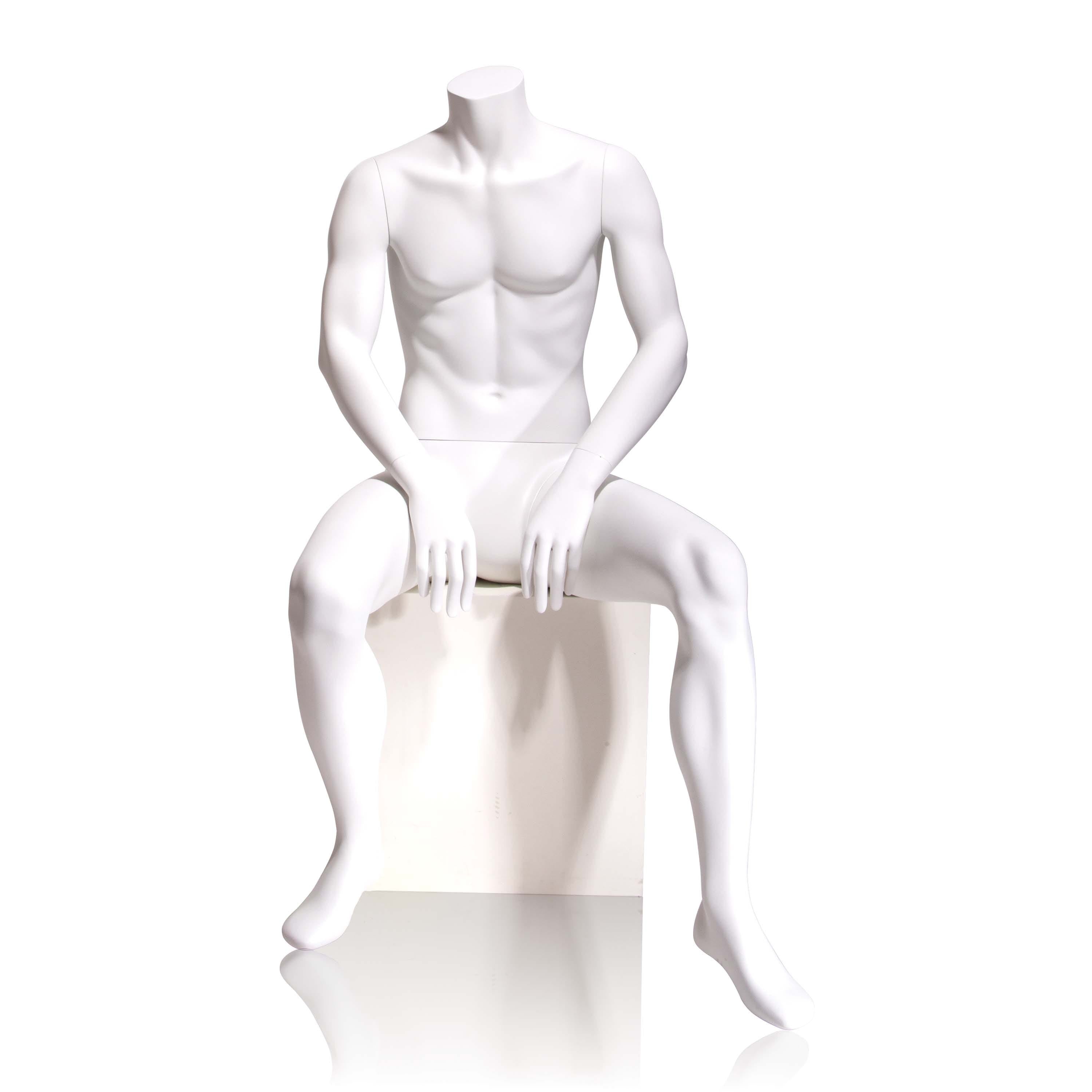 Econoco Male Mannequin - Headless, Seated