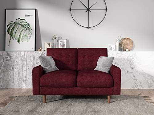 US Pride Furniture Love Seats, Burgundy