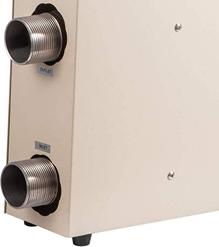 ZZP 240V 9KW Electric Pool Water Heater for Above Ground Inground Pool,Upgrade Portable SPA Water Bath Heater Thermostat Swimming Pool Thermostat Heater Pump