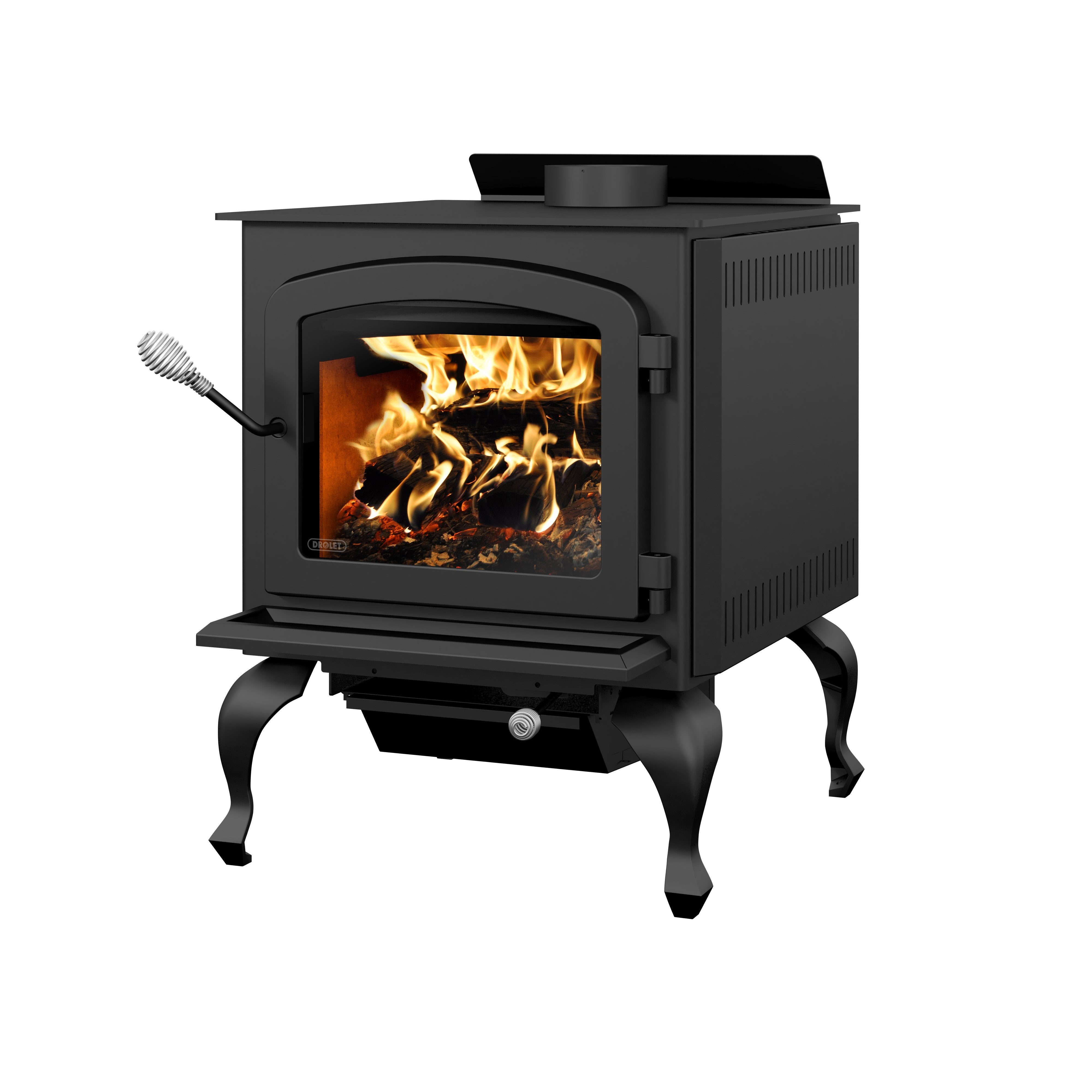 Drolet Legend lll EPA Certified 2,300 Sq. Ft. Wood Stove On Legs With Blower New