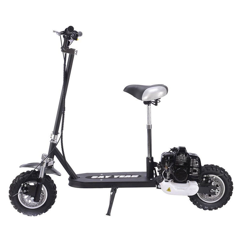 MotoTec Say Yeah 49cc Kids Black Gas Scooter