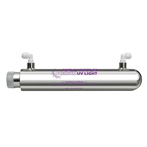 APEC Water Systems ROES-PHUV75 Essence Series Top Tier Alkaline Mineral and Ultra-Violet UV Sterilizer 75 GPD 7-Stage Ultra Safe Reverse Osmosis Drinking Water Filter System,white