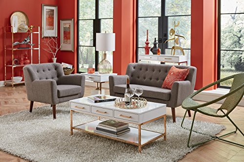 OSP Home Furnishings Loveseat, 51