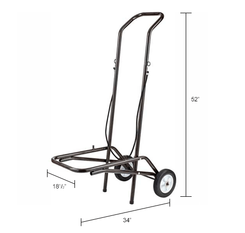 Universal Dolly for Stacking Chairs - 12 Chair Capacity