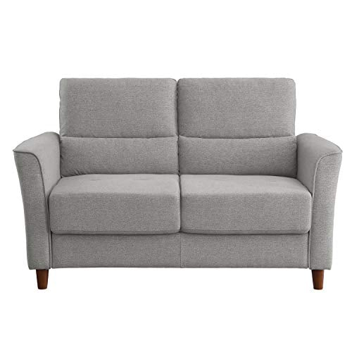 Lexicon Willow Living Room Loveseat, Gray