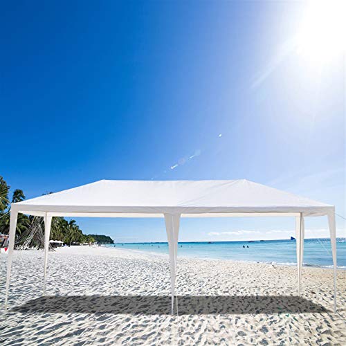 Awnings Party Wedding Tent, Garden Gazebo Marquee, Suitable For Festive Events, Fine Workmanship, Cool Area, 3mx6m, Shading Sunscreen, Easy To Fix And Disassemble, White, Waterproof Canopy Outdoor Sun