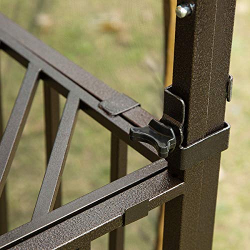 Sunnyglade Garden Gazebo 10' x 10' Patio Backyard Double Roof Vented Gazebo Canopy