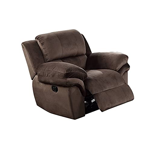 Poundex PDEX-F86381 Recliner, Chocolate
