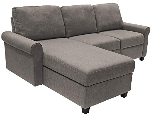 Serta Copenhagen Reclining Sectional with Left Storage Chaise - Gray