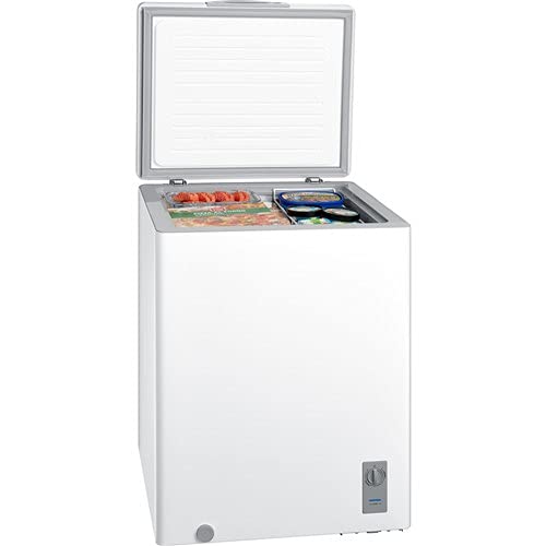 Midea MRC05M4AWW Chest Freezer, 5.0 Cubic Feet, White