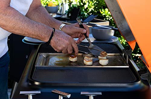 Everdure by Heston Blumenthal Cube Portable Charcoal Grill with Travel Bag & Grilling Accessories Included: Perfect Grills for Picnics, Tailgating, Beach, Camping or Tabletop Patio BBQ, Graphite