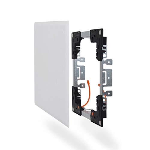 Best - Adjustable Access Panel/Door for Walls and Ceilings 4 Pack by Cendrex, (10.5” x 12”): Multiple Frame Sizes, Magnetic Locking, Polymer Corners, and Hidden Flange (10.5