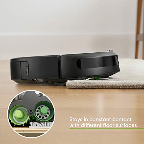 iRobot Roomba i7 (7150) Robot Vacuum- Wi-Fi Connected, Smart Mapping, Works with Alexa, Ideal for Pet Hair, Works With Clean Base, Black