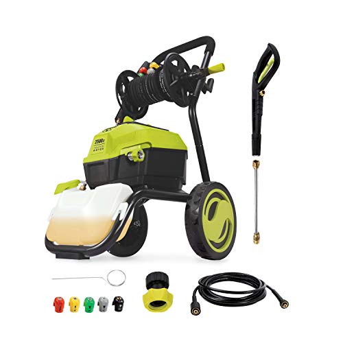 Sun Joe SPX4501 2500 PSI MAX 1.48 GPM High Performance Electric Pressure Washer, w/ 20-ft Hose Reel