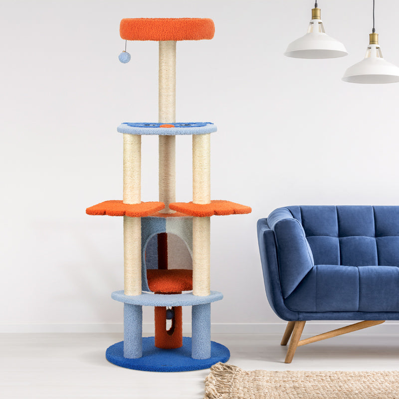 Owl Pattern Cat Tree