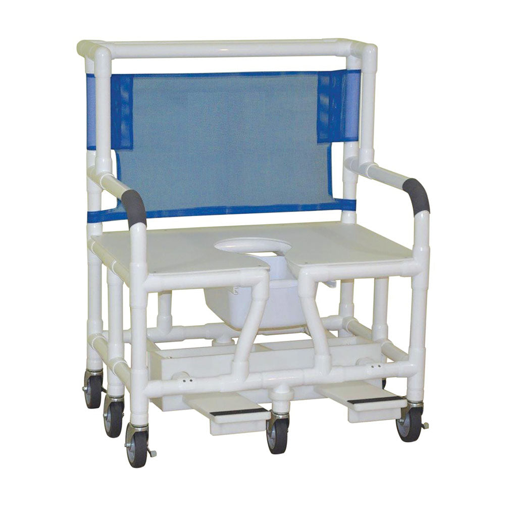MJM Deluxe Bariatric Shower Commode Chair