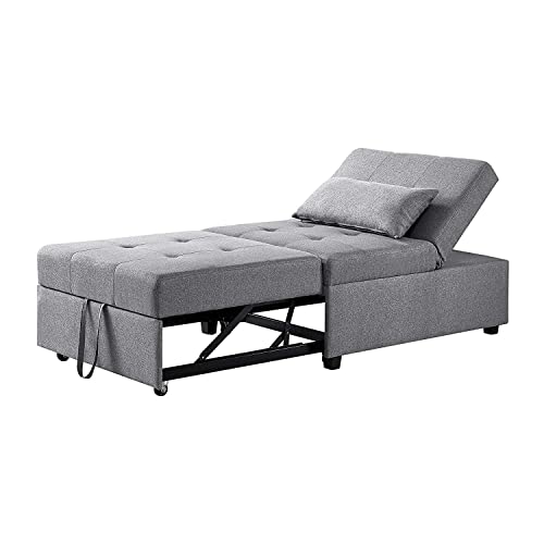 Powell Furniture Boone Convertible Sofa Bed Sofabed, 31.125