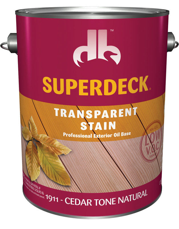 Superdeck Transparent Stain And Sealer Voc Formula (Case of 4)