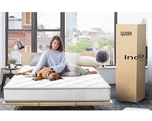 Twin Mattress Memory Foam 6 Inch, Inofia Cool Memory Foam Bed Mattress in a Box, Medium Firm Twin Bed Mattresses