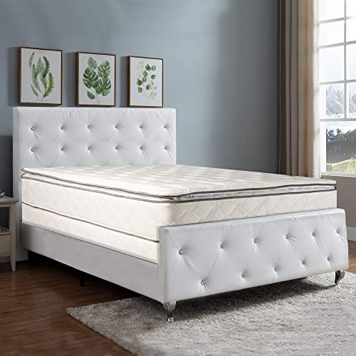 Nutan 10-Inch Medium plush Pillowtop Innerspring Fully Assembled Mattress, Good For The Back California King