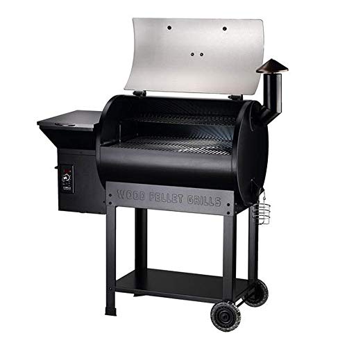 Z GRILLS ZPG-7002E 2020 Upgrade Wood Pellet Grill & Smoker, 8 in 1 BBQ Grill Auto Temperature Controls, 700 sq in Cooking Area, Silver(Cover,Oil Collector Included)