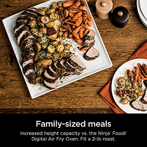 Ninja SP301 Foodi 13-in-1 Dual Heat Air Fry Oven, Stainless Steel and Black