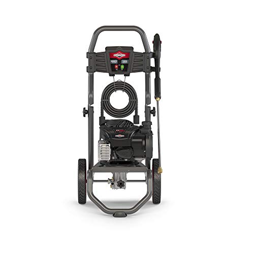 Briggs & Stratton 2200 MAX PSI at 1.9 GPM Gas Pressure Washer with 25-Foot EZ Flex Hose, 3 Quick-Connect Nozzles, Powered by Briggs and Stratton