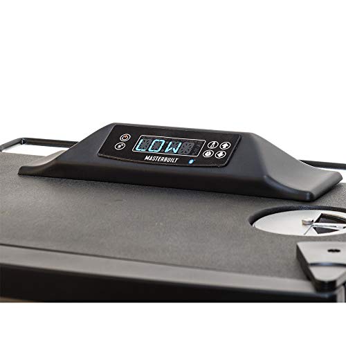 Masterbuilt MB20073119 Mes 130g Bluetooth Digital Electric Smoker, Black