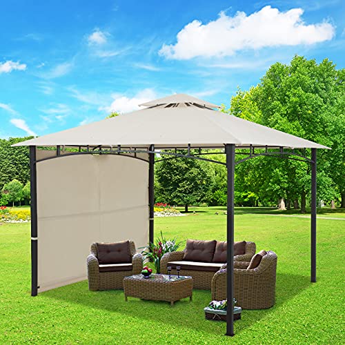 AVAWING 11x16 FT Outdoor Gazebo for Patios, Double Roof Soft Large Canopy, Garden Tent for Party, Backyard