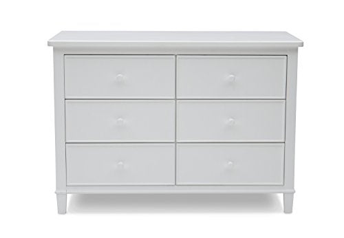Delta Children Haven 6 Drawer Dresser, White