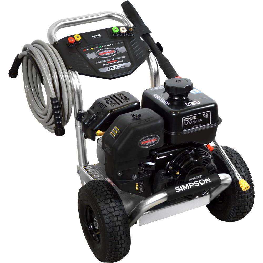 Simpson ALK3228 Aluminum 3200 PSI 2.8 GPM Kohler CH270 Gas Pressure Washer New