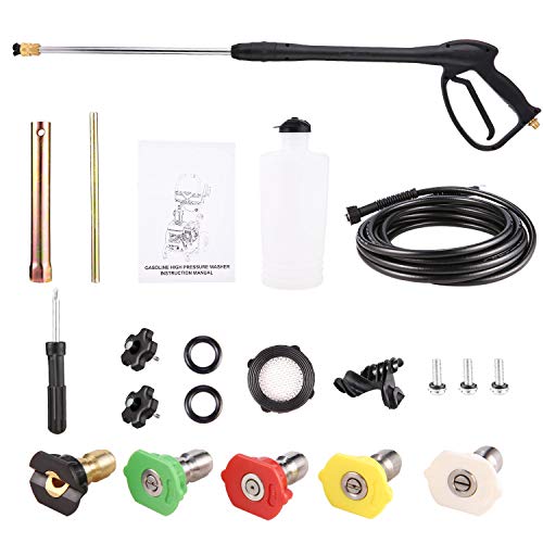 TEANDE Gas Pressure Washer,4200 PSI at 2.8 GPM,212CC Gas Powered Power Washer for Cars Fences Garden