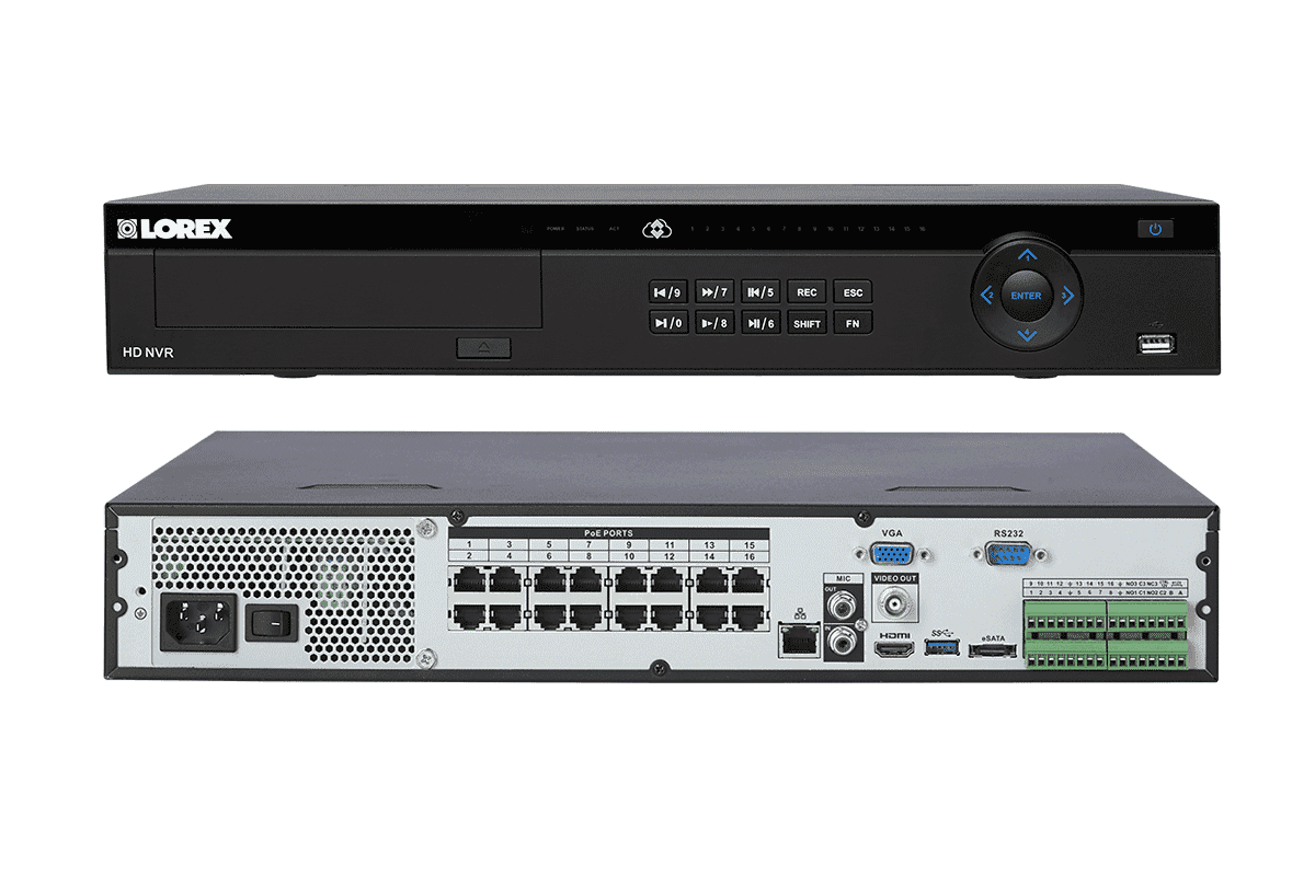 Lorex HDIP32128W 20 camera Weatherproof IP 32 Channel NVR Surveillance Security System New